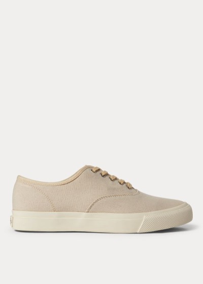 Ralph Lauren New Norfolk Lærred Sneakers Dame Danmark (HBWEN6524)